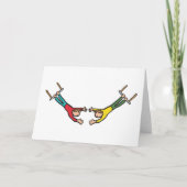 Circus Flying Trapeze Kaart (Voorkant)