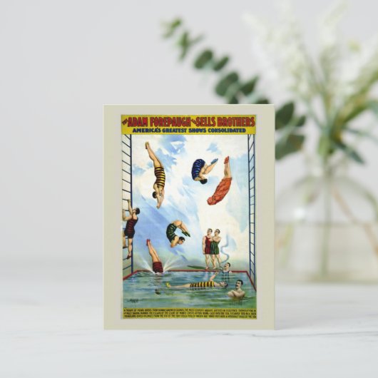 Circus Forepaugh en verkoopt duikers Briefkaart (Staand voorkant)