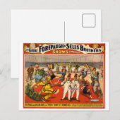 Circus Forepaugh & Sells Briefkaart (Voorkant / Achterkant)