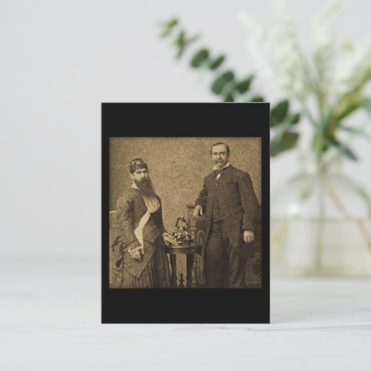  Circus Freak - Dame Briefkaart (Staand voorkant)