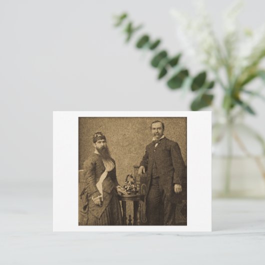  Circus Freak - Dame Briefkaart (Staand voorkant)