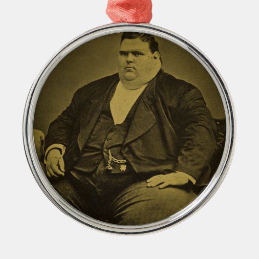  Circus Freak Sideshow VetMan Metalen Ornament (Voorkant)