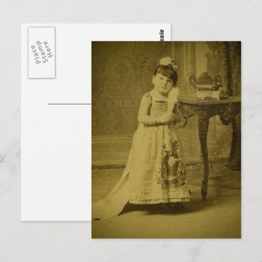 Circus Freak Woman Briefkaart (Voorkant / Achterkant)