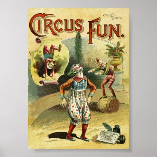 Circus Fun Clowns - Circus Poster (Voorkant)