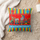 Circus Fun voor iedereen Neursery Thema voor Baby Kussen (Deken)