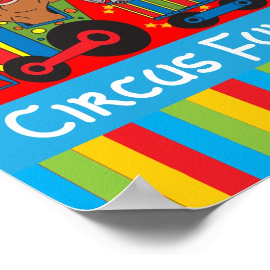 Circus Fun voor iedereen Poster (Hoek)