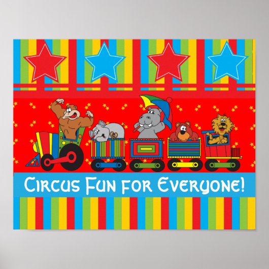 Circus Fun voor iedereen Poster (Voorkant)