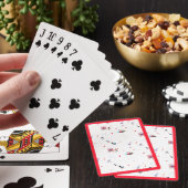 circus geïnspireerde kermis grote top beurs pokerkaarten (Insitu)