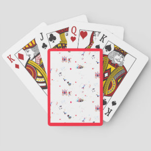 circus geïnspireerde kermis grote top beurs pokerkaarten