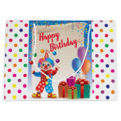 Circus Gelukkige Verjaardag Groot Cadeauzakje (Voorkant)