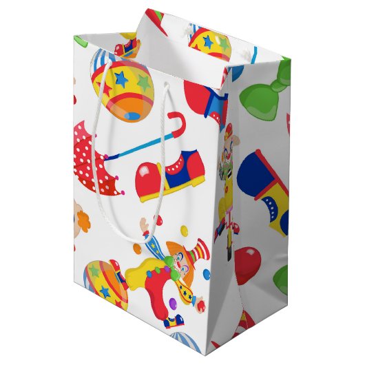 Circus Gift Bag Medium Cadeauzakje (Voorkant Gekanteld)