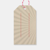 Circus Gift Labels Cadeaulabel (Achterkant)