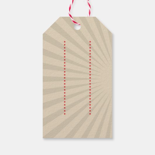 Circus Gift Labels Cadeaulabel (Achterkant)