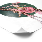 “Circus Giraffe Rider” by FX Leyendecker Foto Afdruk (Hoek)