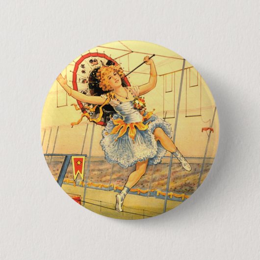  Circus Girl Button (Voorkant)