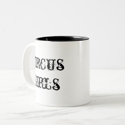 Circus Girl Coffee Mok (Voorkant links)