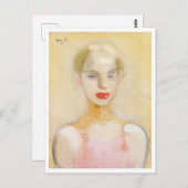 Circus girl, Helene Schjerfbeck Briefkaart (Voorkant / Achterkant)