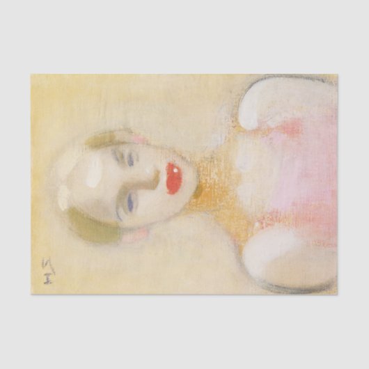 Circus girl, Helene Schjerfbek Tissuepapier (Voorkant)