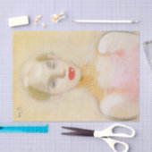 Circus girl, Helene Schjerfbek Tissuepapier (Craft)