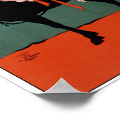 Circus Girl - op paard Poster (Hoek)