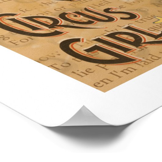 Circus Girl Poster (Hoek)