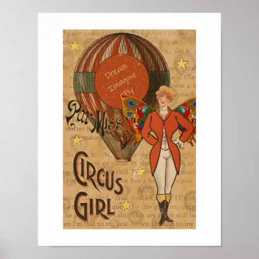 Circus Girl Poster (Voorkant)