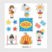 Circus Girls Sticker (Vel)