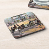 Circus Grand Finale, circa 1872. Bier Onderzetter (Linkerzijde)