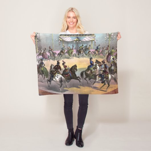 Circus Grand Finale, circa 1872. Fleece Deken (In situ)
