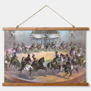 Circus Grand Finale, circa 1872. Hangend Wandkleed