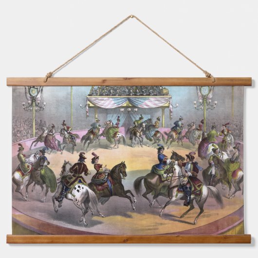 Circus Grand Finale, circa 1872. Hangend Wandkleed (Voorkant)