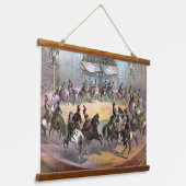 Circus Grand Finale, circa 1872. Hangend Wandkleed (Gebogen)