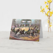 Circus Grand Finale, circa 1872. Kaart (Gele Bloem)