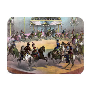 Circus Grand Finale, circa 1872. Magneet