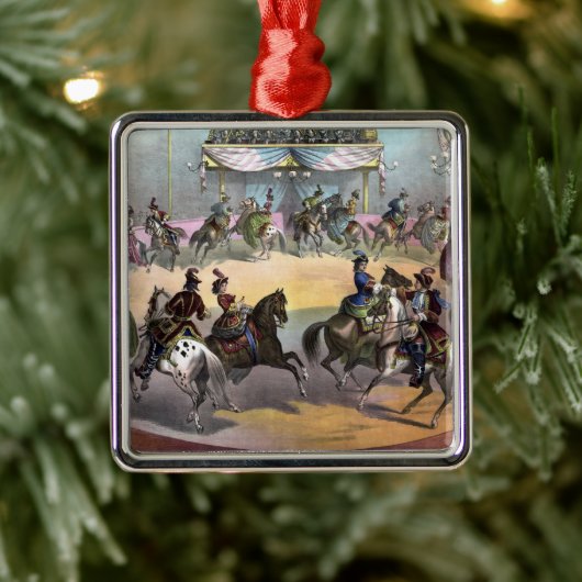Circus Grand Finale, circa 1872. Metalen Ornament (Boom)
