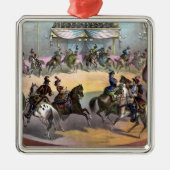 Circus Grand Finale, circa 1872. Metalen Ornament (Voorkant)