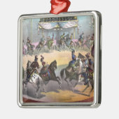 Circus Grand Finale, circa 1872. Metalen Ornament (Links)