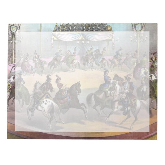 Circus Grand Finale, circa 1872. Notitieblok (Voorkant)