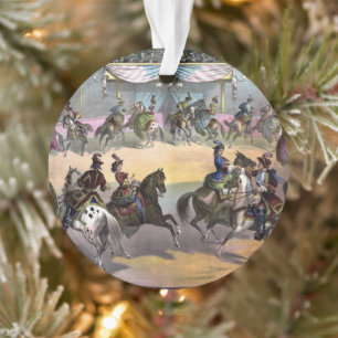 Circus Grand Finale, circa 1872. Ornament