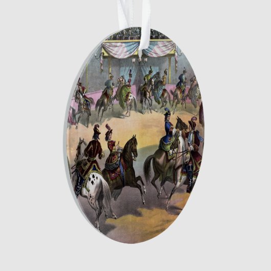 Circus Grand Finale, circa 1872. Ornament (voorkant)