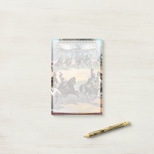 Circus Grand Finale, circa 1872. Post-it® Notes (Op bureau)