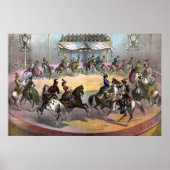 Circus Grand Finale, circa 1872. Poster (Voorkant)