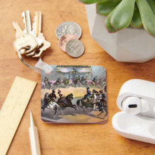 Circus Grand Finale, circa 1872. Sleutelhanger