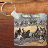 Circus Grand Finale, circa 1872. Sleutelhanger (Voorkant)
