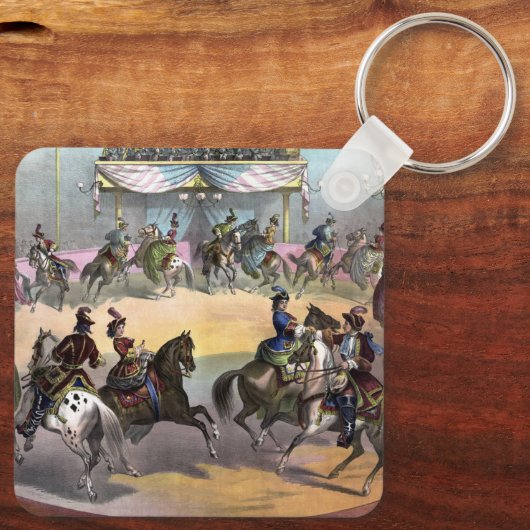 Circus Grand Finale, circa 1872. Sleutelhanger (Achterkant)