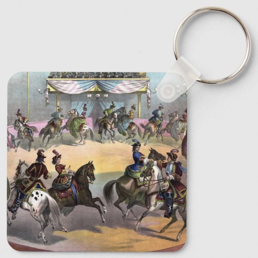 Circus Grand Finale, circa 1872. Sleutelhanger (Achterkant)