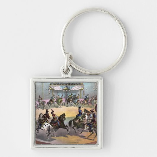 Circus Grand Finale, circa 1872. Sleutelhanger (Voorkant)