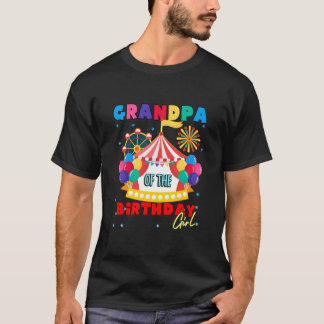 Circus Grandpa van de 'Birthday Girl Carnival' T-shirt