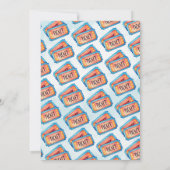 Circus grote top triplets Baby shower Kaart (Achterkant)