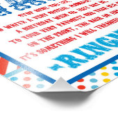 Circus Guest Book Sign - Foto van 8 x 10 inch Afdruk (Hoek)